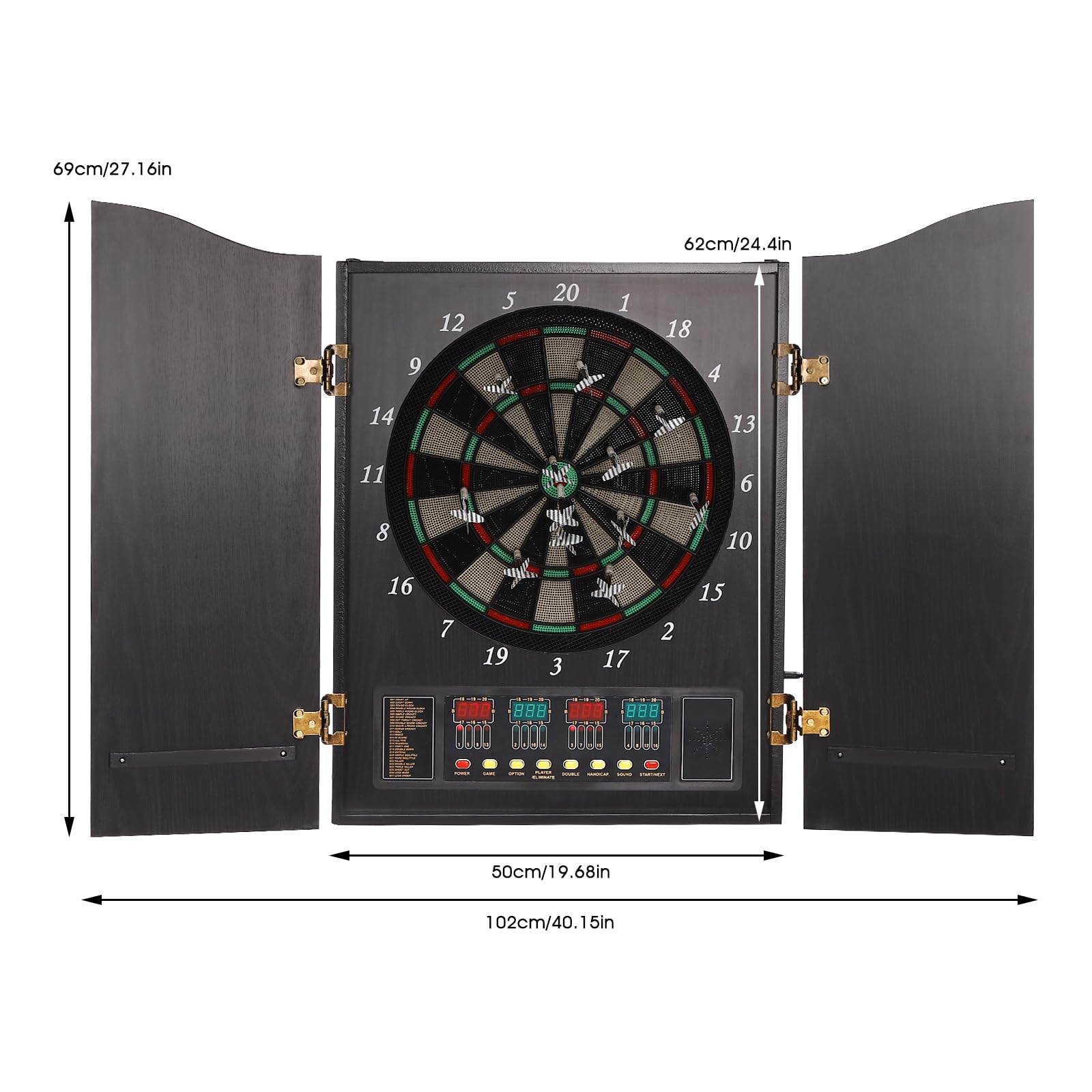 Amazon.com : Electronic Dart Board, Wall-Mounted Decorative
